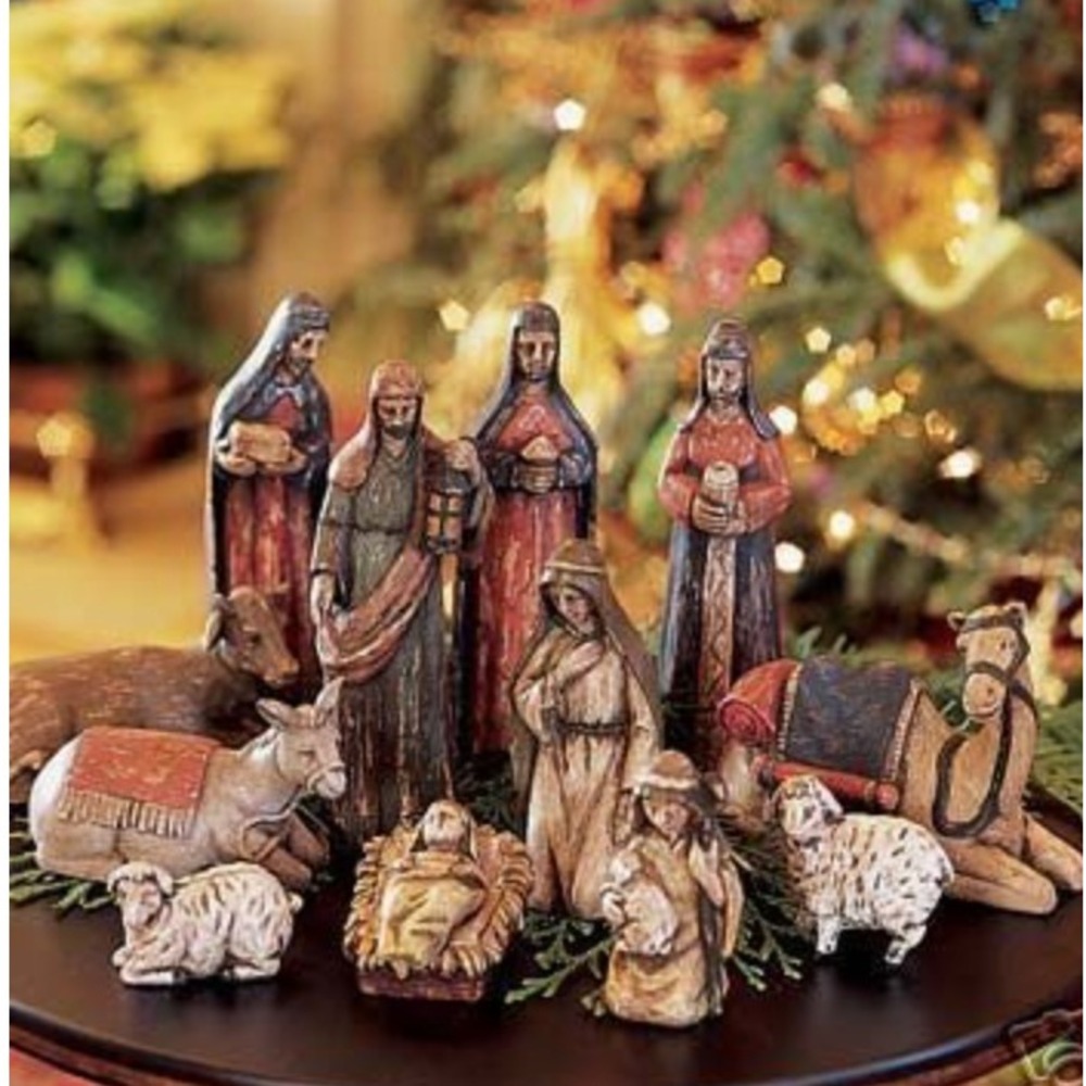 Southern Living at Home Santos Nativity Set Brand New in Original Boxes